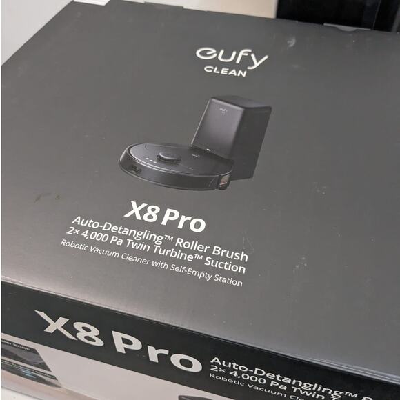 eufy X8 Pro Robot Vacuum Self-Empty Station-Black-O/S-OBE-M113 - Picture 11 of 15